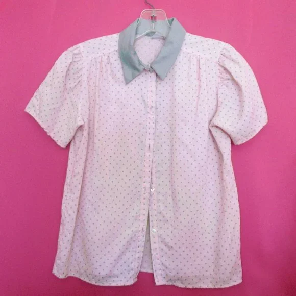 vintage rockabilly pink poodle skirt top suit set size small medium co ord - Picture 3 of 6